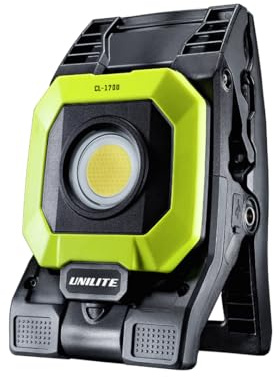 Unilite LED Rechargeable Clamp Work Light, 1700 Lumens, 15W COB, USB-C, 0.62kg