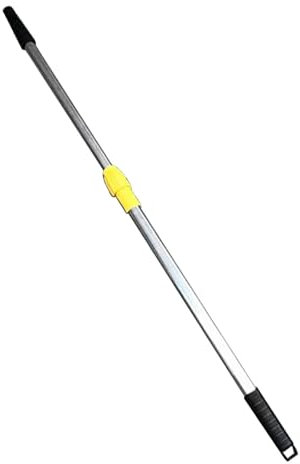 Sharplace Telescopic Pole for Rake Retractable Rod Ergonomic Handle Adjustable Length Stainless Steel Expandable Stick for Metal Rake