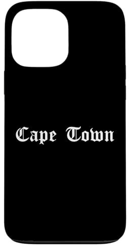 Cape Town, Gothic Type Hülle für iPhone 13 Pro Max