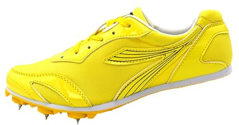 Yummsion Zapatillas De Atletismo con Clavos,Zapatillas De Clavos Atletismo Unisex,Zapatos con Clavos Deporte Corriendo,Antideslizantes,Transpirable,para Pista Y Campo Deportivas Dash