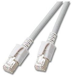 Cordon RJ45 CAT6A S/FTP à repérage lumineux Gris - 1m