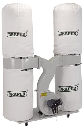 Draper 80947 2200 W 300 Litre Dust Extractor , White
