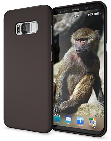 NALIA Handyhülle kompatibel mit Samsung Galaxy S8, Ultra-Slim TPU Silikon Neon Case, Dünnes Cover Gummi Schutzhülle Skin, Etui Handy-Tasche Backcover Smartphone Bumper, Farbe:Schwarz