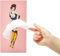 Spextrum Taschentuchbox mit fliegendem Rock, charmanter Vintage-Pop-Art-Taschentuchhalter, lässt Sich nach jedem Spender, neu stylen, verleiht Raum eine dekorative Note, entworfen von (Pink)