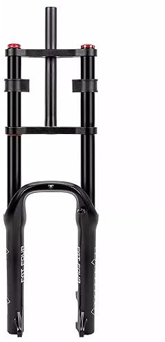 MZPWJD BMX Bike Suspension Fork 20 Inch 150mm Travel Disc Brake Bicycle Fork Magnesium Alloy 4.0 Fat Tires QR 1-1/8 Mountain Bikes Fork Adjustable Damping (Color : Air, Size : 20inch)