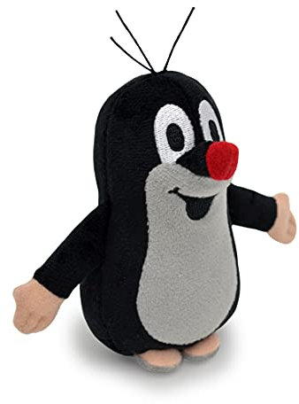Zdeněk Miler Plüschtier Kuscheltier 12 cm Original Der Kleine Maulwurf Stehend Stofftier Schmusetier für Kinder Baby Jungen Mädchen