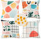 Sofakissen 45 X 45 Deko Kissen Kissenbezug Wasserdicht Kissenbezüge Frühling Moderne Morandi Abstrakt Leinen Gartenkissen Couchkissen Zierkissenbezüge für Sofa Wohnzimmer Bett Terrasse Balkon 4 Stück