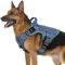 rabbitgoo No Pull Hundegeschirr Mittlere Grosse Hunde, Taktische Brustgeschirr mit MOLLE Griff Metallschnallen, Atmungsaktiv Militär Sicherheitsgeschirr, Verstellbares Gepolstert Hundeweste, XL Blau