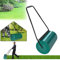 ACXIN Rullo manuale per prato, 57 cm, 46 l, capacità di riempimento, rullo da giardino in metallo, rullo da giardino, fresa per prato, diametro 32 cm, riempibile con acqua e sabbia, verde