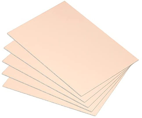 PATIKIL 10Pack FR4 Doppelseite Kupferplattiert PCB Laminat 70x50x0.8mm | Leiterplatte