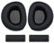 1 Paar Ohrpolster & 2 Stück Kopfbügelpolster kompatibel mit Sennheiser HDR160 HDR170 RS160 RS180 Headset Ersatz-Ohrpolster Kopfhörer-Reparaturteile schwarz