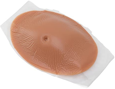 Faux Ventre de Grossesse Réglable, Silicone Respirant Élastique Artificiel Faux Ventre de Femme Enceinte, pour Les Performances sur Scène et à L'écran(2-4 Months)