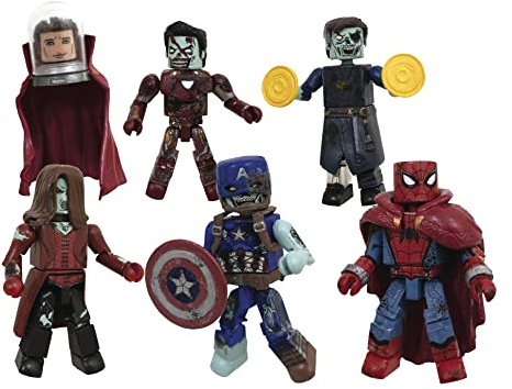 Diamond Select - Dcd 40Th Marvel What If Zombie Minimates Px Box Set