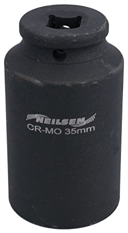 35mm Metric 1/2 Drive Deep Rear Hub Axle Spindle Nut Socket 12 Sided Bi-Hex