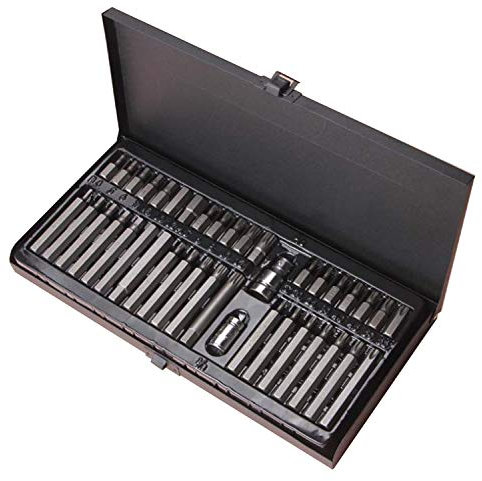 Set di cacciaviti a Fiore Set di Lotti a Stella Set di Chiavi esagonali Interne Strumento di Riparazione Automatica 40 Pezzi Combinazione di Punte per cacciavite Tipo Prugna