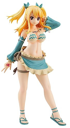 Xinchangda Fairy Tail Anime-Figuren, Lucy Heartfilia, stehend, Haltungsmodell, Actionfigur, PVC-Spielzeug, Puppen, Desktop-Ornamente, Geschenke für Kinder
