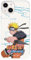 Schutzhülle kompatibel mit iPhone 15, offizielles Naruto Shippuden zum Schutz Ihres Mobiltelefons, transparent, flexibel, mit offizieller Naruto-Lizenz