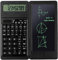 Maizoon Calculadoras Científicas con Tableta de Escritura Borrable Soporte de Pantalla Grande de 10 Dígitos Portátil Multifunción Solar y de Batería para Oficina Escuela y Hogar Negro