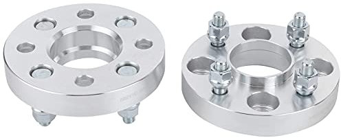 Spurverbreiterungen, 25mm/1in dick Spurverbreiterungen Nabenflanschadapter 4x108 PCD 63,4mm/2,5in Bohrung Fit für Ford