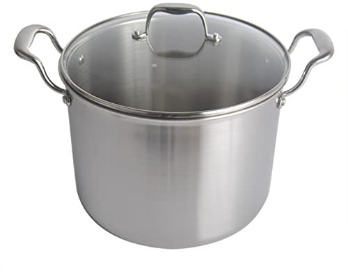 THEGA Suppentopf - Suppentopf Aus Edelstahl 316, Haushaltskochtopf Mit Großem Fassungsvermögen, Vertiefter Und Verdickter Multifunktionaler Suppentopf, Sicherheits-Induktions-Suppentopf (Size : 30CM)