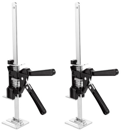 YAYODS 2 Stück 38cm Arbeitssparender Heber - Hebewerkzeug Hubhöhe 25cm - Möbelheber Bis Zu 240 KG - Arbeitssparende Hebebühnen - Montagestütze für Schwere Möbel, Cabinet, Wardrobes, Tiefkühltruhe