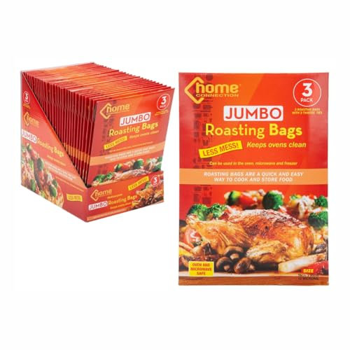 Sign Print Lab Sign Jumbo Roasting Bags Pack of 3 with Ties Keep Oven Cleans