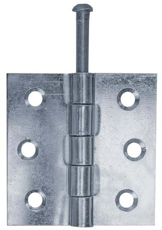 Alberts 823702 Scharnier | quadratisch | glavanisch blau verzinkt | 63 x 63 mm | 25er Set