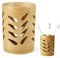 Porte-Brosse à Dents en Bois, égouttoir avec Trous de Drainage, Porte-gobelet de Salle de Bain à Séchage Rapide pour Pinceaux de Maquillage