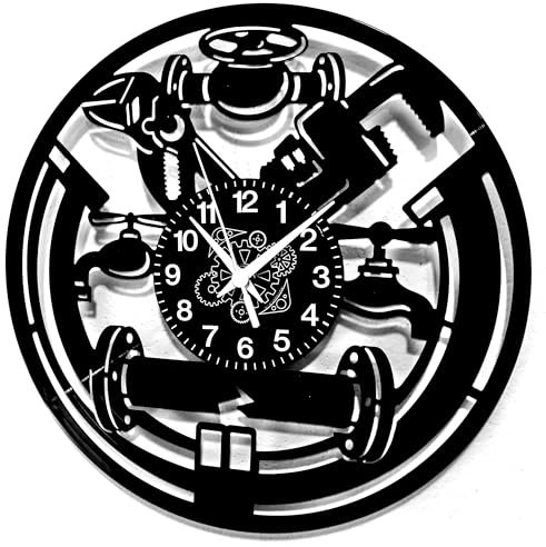 Instant Karma Clocks | Wanduhr für Klempner | Gadget | Handwerker | Geschenkidee für ihn | Handmade
