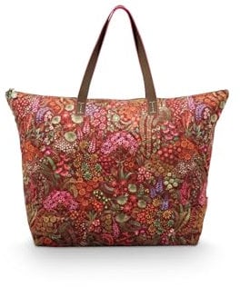 Tilda Tote Bag Querida Quilted Velvet Red 66x20x44cm