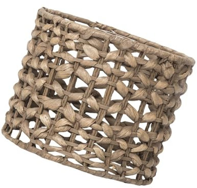 LOVIVER Gewebter Lampenschirm, Boho-Lampenschirm, Kronleuchter-Lampenschirm, Boho-Leuchtenschirm, Lampenschutz für Esszimmer, Schlafzimmer, Café-Dekor, Braun