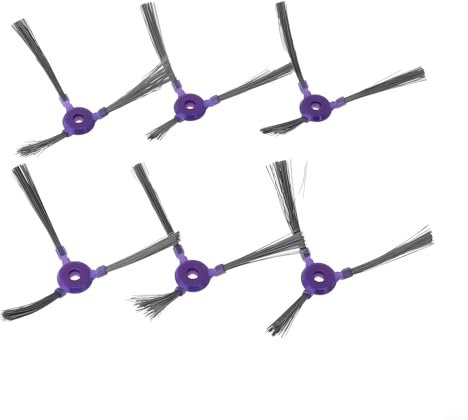 HomeVortex Spazzole di ricambio per Samsung Powerbot-E VR05R5050WK, accessori di ricambio per spazzola laterale, spazzola per pavimenti per aspirapolvere (6 pezzi)