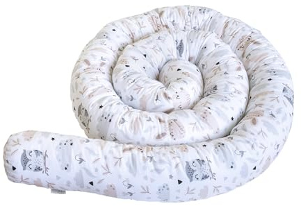 LOOLAY Stilvoller Zugluftstopper – Rolle aus Bio-Baumwolle – Handgefertigtes Deko-Kissen (Hase 150 cm)