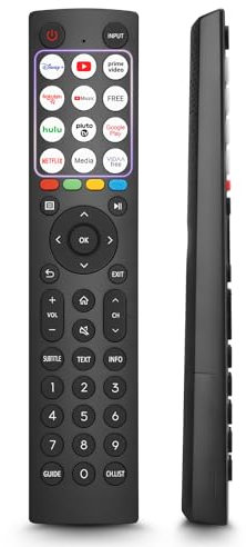 para Hisense-TV-Mando a Distancia de reemplazo, Mando a Distancia Universal EN2Q36H para Todas Las Smart TV Hisense VIDAA