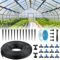 Pawfly Kit Irrigazione a Goccia, Sistema Rapido 15m con Tubo 4-6mm, Ugelli Nebulizzatori e Accessori per Giardino, Serra, Prato, Terrazzo, Aiuole