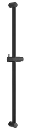 OFFO Duschstange Brausestange 90cm, wandmontierte Duschstange, Verstellbarer Abstand , Brausestange mit Duschkopfhalterung, Ersatz für Dusche, Schwarz
