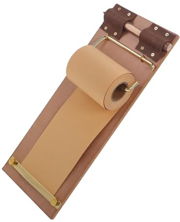 FUNOMOCYA Wandhalterung für Notizrolle mit Holzstift Vintage Memoboard aus Robustem Material Hängende Papierrollenhalter für Einkaufslisten und Büro