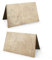 Logbuch-Verlag 50 Tischkarten vintage beige braun zum Beschriften Tischdeko Namensschild Buffet Schilder zum Beschriften