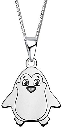 Kinder Mädchen Halskette 925 Sterling Silber Kette mit Anhänger