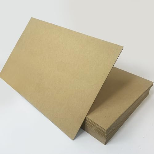 20 Platten à 30,5 x 48,3 cm, 3 mm MDF (mitteldichte Faserplatte), Glowforge-Ready, unlackiert, für Lasergravur, CNC, Holzbrennen, Fräsen, Dekupiersäge. von Craft Closet