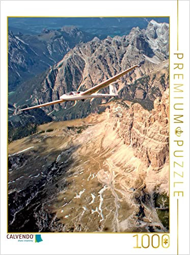 CALVENDO Puzzle Segelflieger bei den DREI Zinnen 1000 Teile Puzzle hoch | Lege-Größe cm Foto-Puzzle für glückliche Stunden