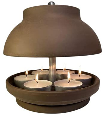 TLO-Black-Heater 6 Maxi Kerzen Raumheizer mit 3 Wärmespeicherplatten Balkon Terrasse – Teelichtlampe Notheizung * Hornet-Products die Teelichtofen Manufaktur * IN 2022 ÜBER 18000 Produkte VERKAUFT