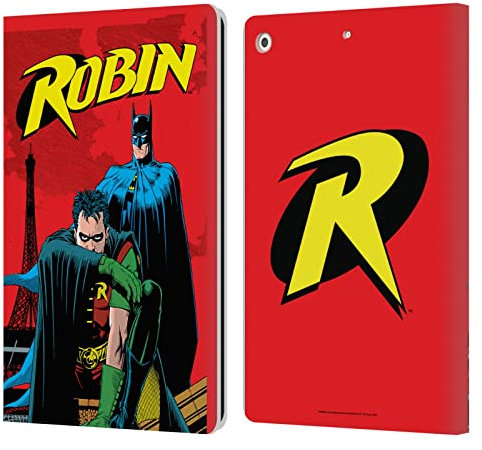 Head Case Designs Licenciado Oficialmente Batman DC Comics #1 Portada de Cómic Robin Carcasa de Cuero Tipo Libro Compatible con Apple iPad 10.2 2019/2020/2021