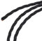 sourcing map Twisted Cloth Covered Wire 3 Core 18AWG 5 Meter/16.4 Feet, Vintage Woven Fabric Electrical Cable for Pendant Light DIY Project, Black