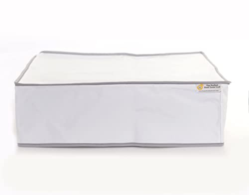 The Perfect Dust Cover LLC Weiße Nylon-wasserdichte Druckerabdeckung, kompatibel mit Epson EcoTank Photo ET-8550 All-in-One Supertank-Drucker