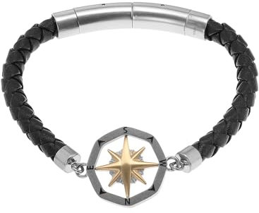 Fossil Armband Für Männer Sutton, Innenlänge:180-250mm Silber Edelstahlarmband, JF04226998