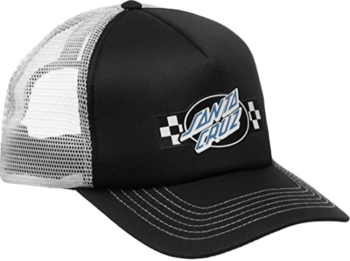 Santa Cruz Contest Oval Trucker Cap Black/White One Size