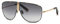 Philipp Plein Unisex SPP075M Sunglasses, Shiny Rose Gold W/Green Parts, 69