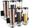 Umigy 2 Stück Müsli-Spender, Wandmontage, dreifacher Trockenfutterspender, Snacks, Süßigkeitenspender, Maschine, Wandhalterung, Müsli-Aufbewahrungsbehälter für Speisekammer, Kaffee, 1.1 l