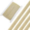 GORGECRAFT 24 Yards Goldenes Gummiband 10mm Breit Glitzerndes Metallband Flaches Elastisches Band Geflochtenes Stretchband Elastizität Gestricktes Gummiband Gurtband Kleidungsstück Zum Nähen Basteln